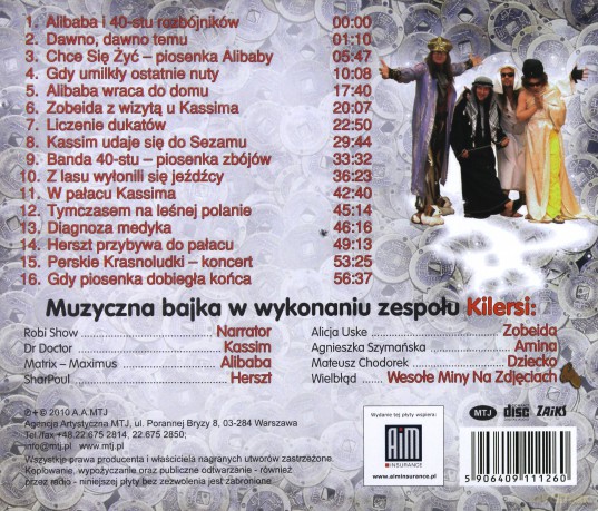 Kilersi: Alibaba i 40-stu rozbójników [CD]