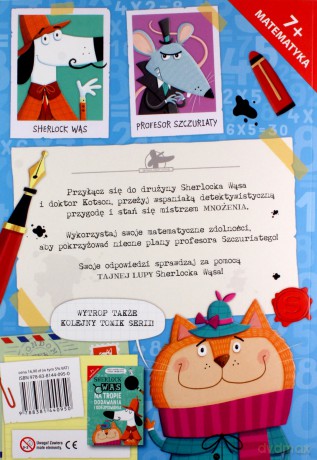 Sherlock Wąs na tropie. Mnożenia - Jonny Marx [KSIĄŻKA]