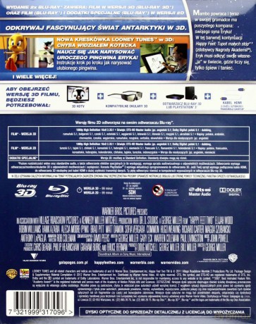 Happy Feet: Tupot małych stóp 2 3D [Blu-Ray 3D]+[Blu-Ray]