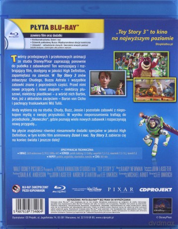 Toy Story 3 (Disney) [Blu-Ray]