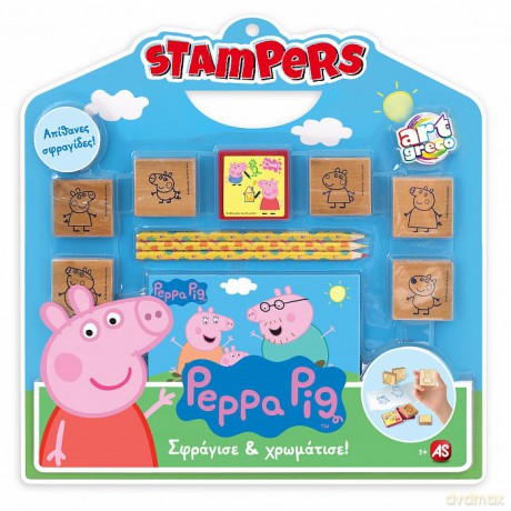 Zestaw pieczątek Peppa