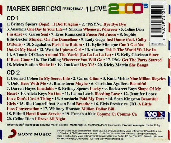 Marek Sierocki Przedstawia: I Love 2000's [2CD]