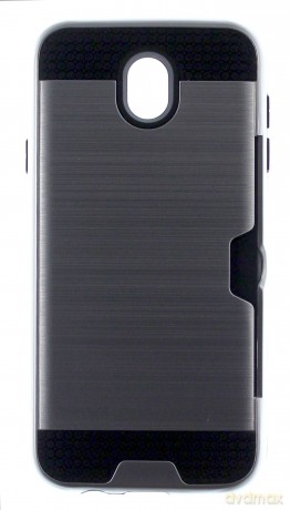 Nakładka Defender Card do Samsung J7 2017 J730 wersja EU srebrna