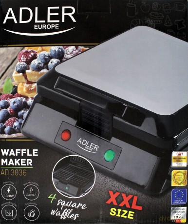 Gofrownica 1500 W Adler AD 3036