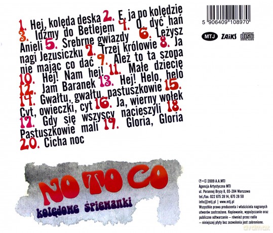 No To Co: Kolędy [CD]