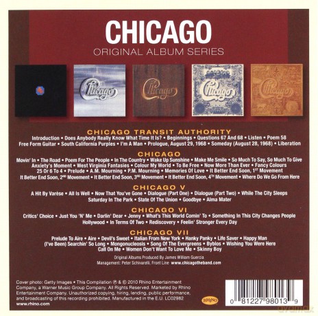 Chicago: Original Album Series [BOX] [5CD]