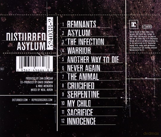 Disturbed: Asylum [CD]