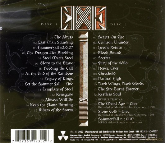 Hammerfall: Steel Meets Steel [2CD]