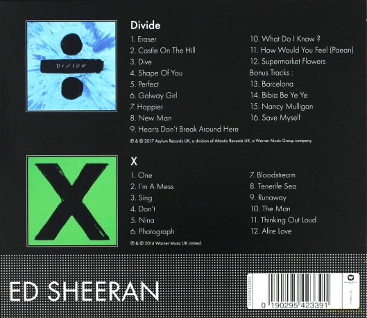 Ed Sheeran: Divide / X [BOX] [2CD]