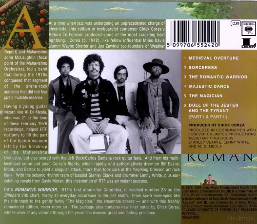 Return To Forever: Romantic Warrior [CD]