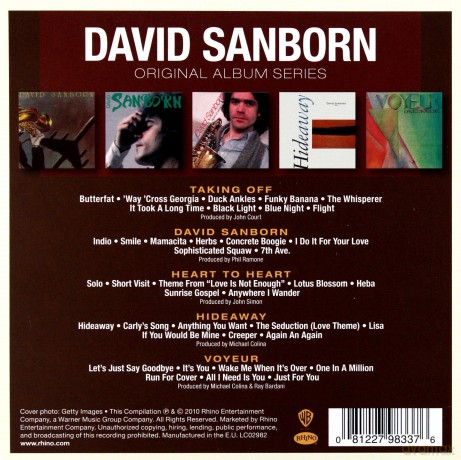 David Sanborn: Original Album Series [BOX] [5CD]