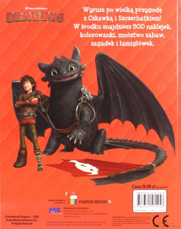 Dragons 500 naklejek - opracowanie zbiorowe [KSIĄŻKA]