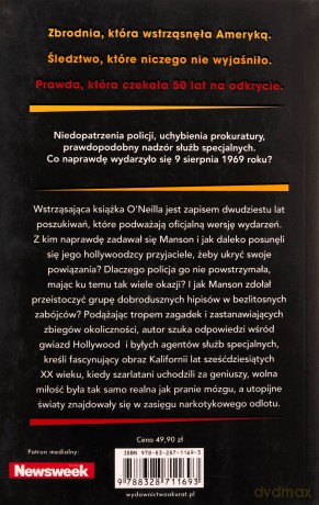 Manson. CIA, narkotyki, mroczne tajemnice Hollywood - Tom O'Neill, Dan Piepenbring [KSIĄŻKA]