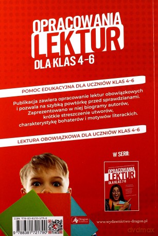 Opracowania lektur dla klas 4-6 - Katarzyna Zioła-Zemczak, Anna Lasek [KSIĄŻKA]