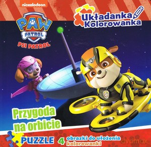 Psi Patrol. Przygoda na orbicie. Układanka Kolorowanka Puzzle - opracowanie zbiorowe [KSIĄŻKA]