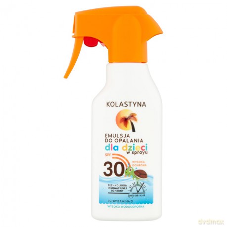 Kolastyna Opalanie Emulsja do opalania dla dzieci SPF30 spray 200 ml