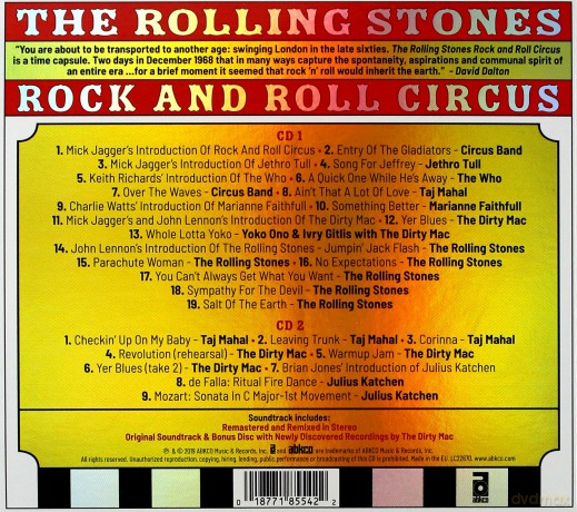 The Rolling Stones Rock And Roll Circus [2CD]