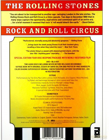 The Rolling Stones Rock And Roll Circus (Limited) [BOX] [Blu-Ray]+[DVD]+[2CD]