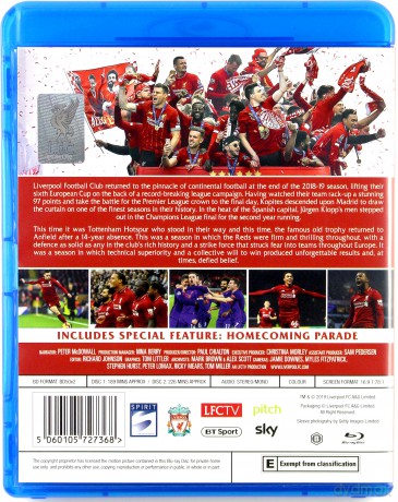 Liverpool Football Club End Of Season Review 2018/19 [2xBlu-Ray]