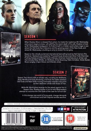 American Gods Season 1-2 (Amerykańscy Bogowie) [7DVD]