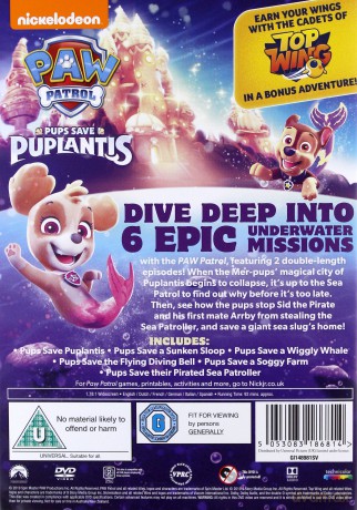 Paw Patrol: Pups Save Puplantis (Psi Patrol) [DVD]