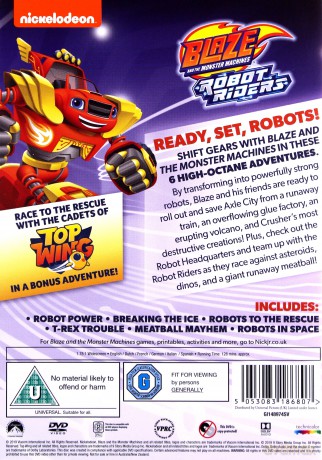 Blaze And The Monster Machines: Robot Riders (Blaze i Mega Maszyny) [DVD]