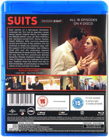 Suits: Season 8 (W garniturach) [4xBlu-Ray]