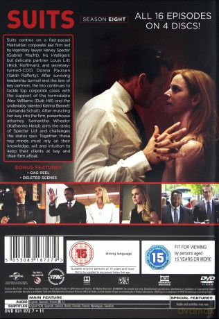 Suits: Season 8 (W garniturach) [4DVD]