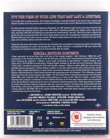 Sixteen Candles (Szesnaście świeczek) [Blu-Ray]