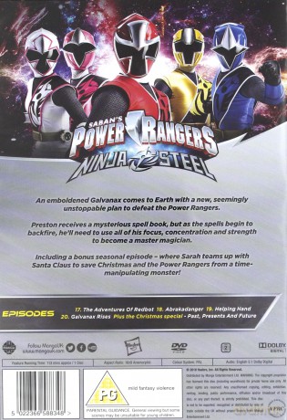 Power Rangers Ninja Steel: Adventure (Volume 5) Episodes 17-20 & Christmas [DVD]