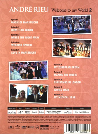 Andre Rieu: Welcome To My World [3DVD]