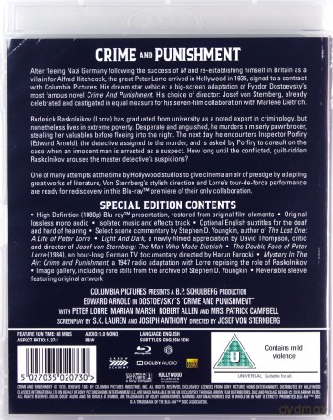 Crime And Punishment (Zabiłem) [Blu-Ray]