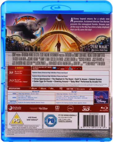 Dumbo [Blu-Ray 3D]+[2xBlu-Ray]