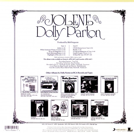 Dolly Parton: Jolene [Winyl]