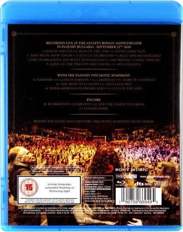 Sons Of Apollo: Live With The Plovdiv Psychotic Symphony [Blu-Ray]