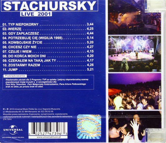 Stachursky: Live 2001 [CD]