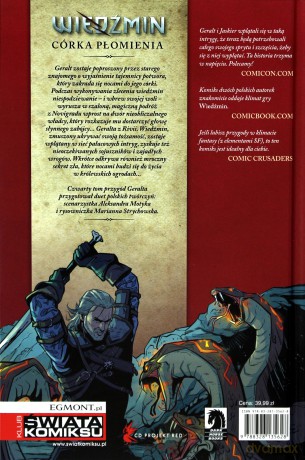 Wiedźmin (Tom 4) Córka płomienia - Aleksandra Motyka, Marianna Strychowska [KOMIKS]