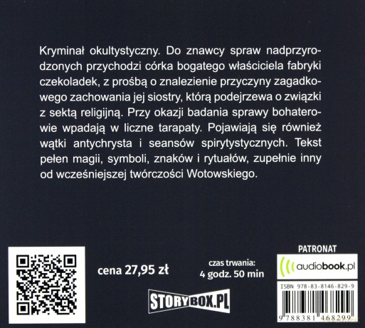 Czarny adept - Stanisław Antoni Wotowski [AUDIOBOOK]