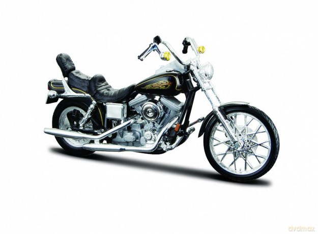 Motocykl 1997 Fxdwg Dyna Wide Glide Skala 1:18