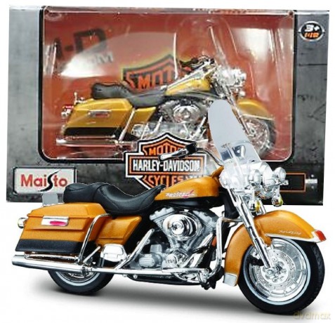 Motocykl 1999 Flhr Road King Skala 1:18