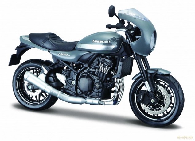 Motocykl Kawasaki Z900Rs Cafe Szary Skala 1:12