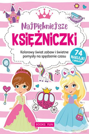 Najpiękniejsze księżniczki plus naklejki z brokatem [KSIĄŻKA]