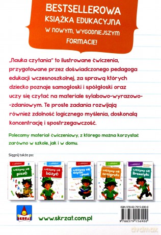 Nauka czytania z naklejkami - Danuta Klimkiewicz, Maria Kwiecień [KSIĄŻKA]