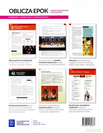 Nowe język polski oblicza epok podręcznik 1 część 1 liceum i technikum zakres podstawowy i rozszerzony - Dariusz Chemperek, Adam Kalbarczyk, Dariusz Trześniowski [KSIĄŻKA]