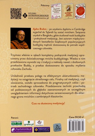 Sekretne techniki medytacyjne buddyjskiego mnicha. Poradnik dla każdego - Ajahn Brahm [KSIĄŻKA]