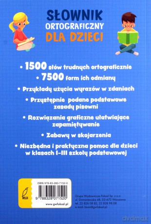 Słownik ortograficzny dla dzieci klasy 1-3 [KSIĄŻKA]