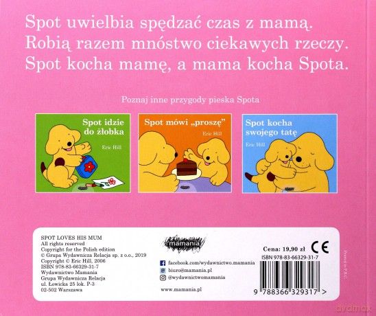 Spot kocha swoją mamę - Eric Hill [KSIĄŻKA]