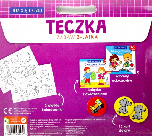 Teczka zabaw 3-latka już się uczę [KSIĄŻKA]