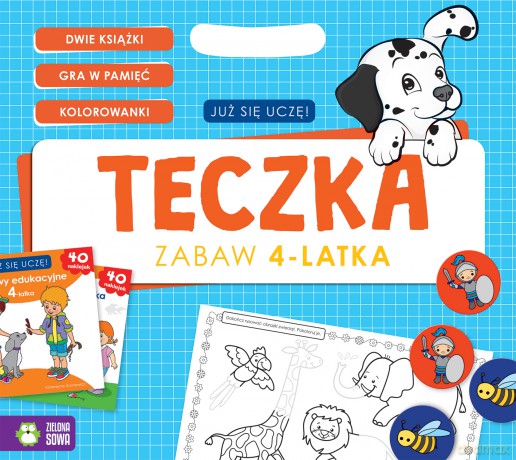 Teczka zabaw 4-latka już się uczę [KSIĄŻKA]