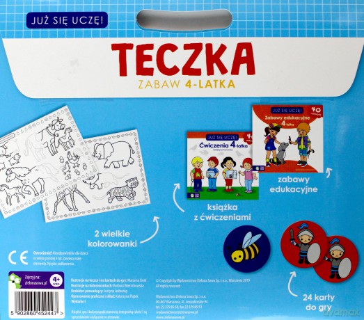 Teczka zabaw 4-latka już się uczę [KSIĄŻKA]